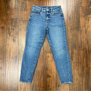 Old Navy OG Straight Me Jeans Blue Medium Wash Denim Stretch Women’s Size 2.